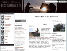 Tablet Screenshot of mikethomashorsemen.com